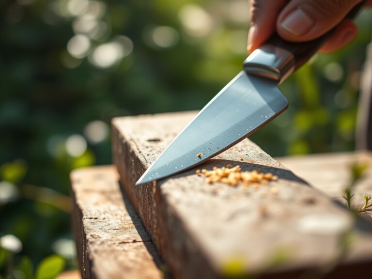 7 Traditional Steps to Sharpen a Knife with Stone
